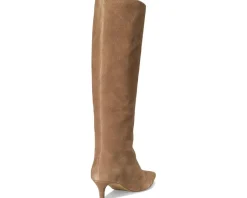 Free People Kiki Kitten Heel Boots Tan Suede Best