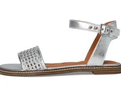 Lucky Brand Kimaya Ankle Strap Sandal Silver Discount