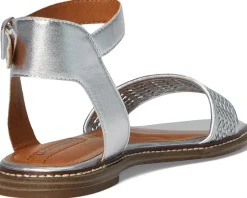 Lucky Brand Kimaya Ankle Strap Sandal Silver Discount