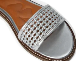 Lucky Brand Kimaya Ankle Strap Sandal Silver Discount