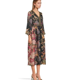 Women Johnny Was Kimono Sleeve Dress - e