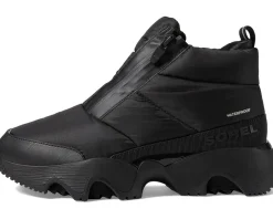 SOREL Kinetic™ Impact Puffy Zip Waterproof Black/Sea Salt 1 Outlet