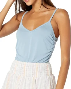 BCBGMAXAZRIA Knit Cami Shadow Blue New