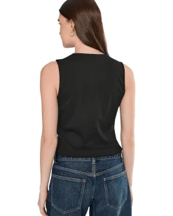 Madewell Knit Vest Jet Black Best