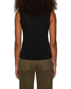 Sanctuary Knitted Button Front Black Sale