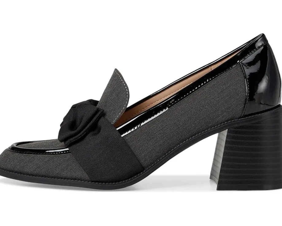 Bandolino Korrar Dark Grey Herringbone/Black Patent Multi Hot