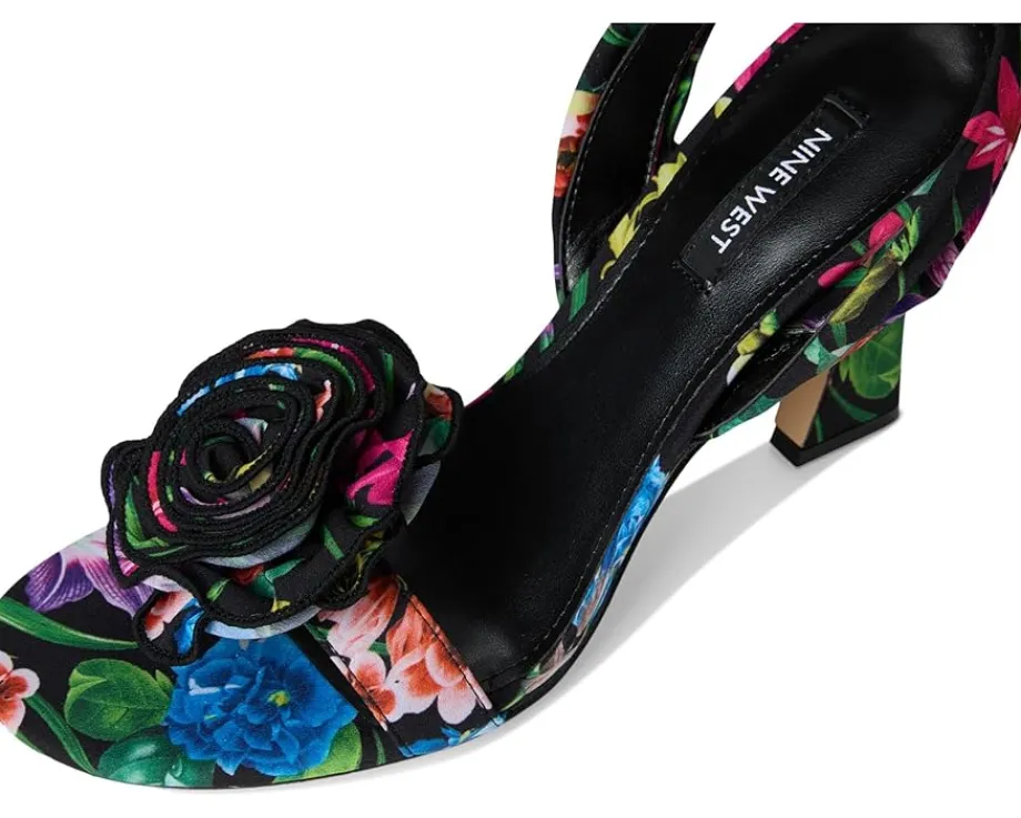 Nine West Krave Black Lush Floral Multi Clearance