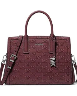 MICHAEL Michael Kors Laila Medium Satchel Oxblood Discount
