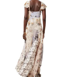 AllSaints Lala Dress Origin Ditsy Brown Best