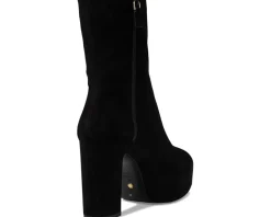 Stuart Weitzman Lala Platform Zip Bootie Black Sale
