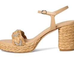 Stuart Weitzman Lana Platform 80 Natural Tonal Hot