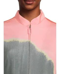 Women Jamie Sadock Landscape Print Short Sleeve Polo