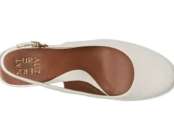 Naturalizer Lane Warm White Leather Clearance