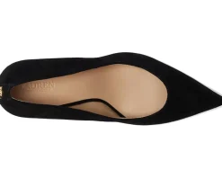 Lauren Ralph Lauren Lanette Suede Block-Heel Pumps Black Online