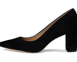 Lauren Ralph Lauren Lanette Suede Block-Heel Pumps Black Online