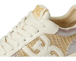Sam Edelman Langley Woven Natural/Gold Raffia Discount