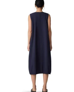 Eileen Fisher Lantern Dress Ink