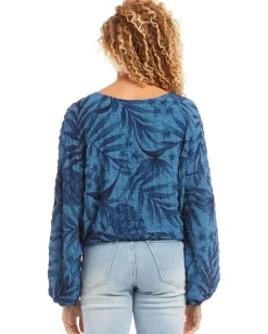 Karen Kane Lantern Sleeve Top Print Outlet