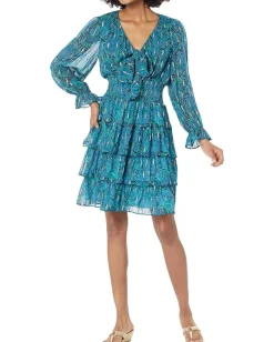 Women Lilly Pulitzer Laralynn 3/4 Sleeve Tiered Dress