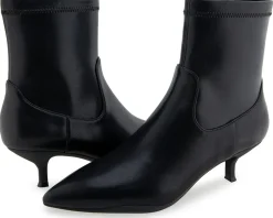 Aerosoles Lasko Black Stretch Faux Leather