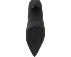 Aerosoles Lasko Black Stretch Faux Leather