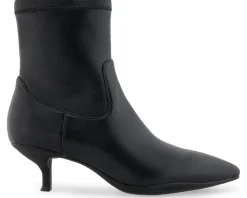 Aerosoles Lasko Black Stretch Faux Leather