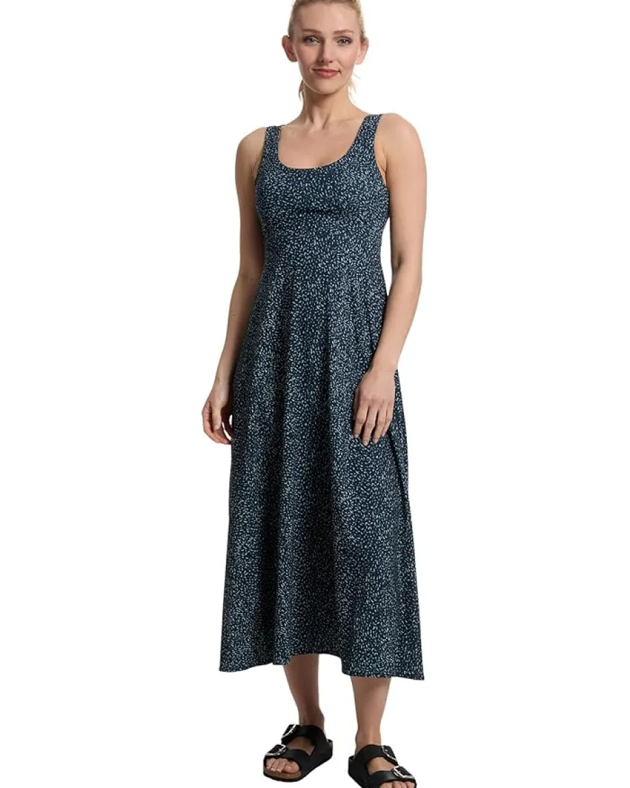 Prana Lata Beach Dress Stormy Night Sharkstooth New