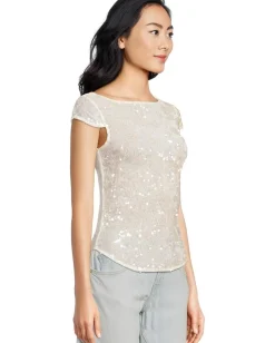 Free People Late Last Night Tee Icicle Outlet