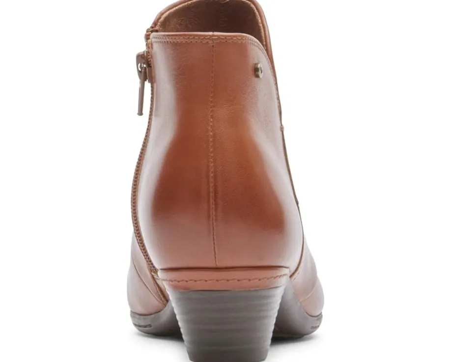 Cobb Hill Laurel New Bootie Brown Leather Outlet