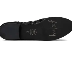 French Sole Lauren Black Napa Outlet