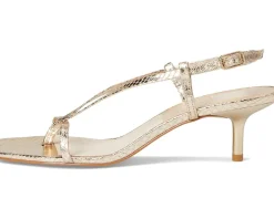 Dolce Vita Laury Champagne Embossed Leather New