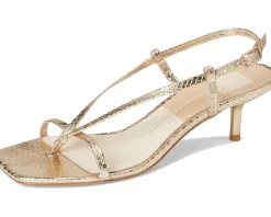 Dolce Vita Laury Champagne Embossed Leather New