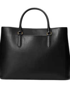 Lauren Ralph Lauren Leather Large Marcy Satchel Black Online