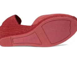 Women Soludos Leather Marseille Wedge