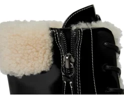 COACH Leighton Shearling Bootie Black/Natural Online