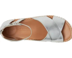 Gentle Souls by Kenneth Cole Leon Silver Leather Sale