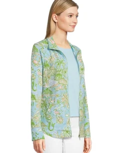 Women Lilly Pulitzer Leona Upf 50+ Zip-Up