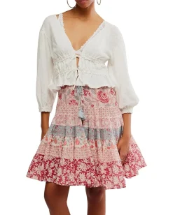 Women Free People Lets Go Blouse