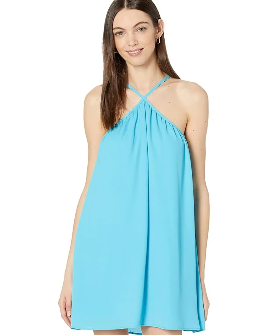 Show Me Your Mumu Lexington Mini Dress Summer Blue Hot