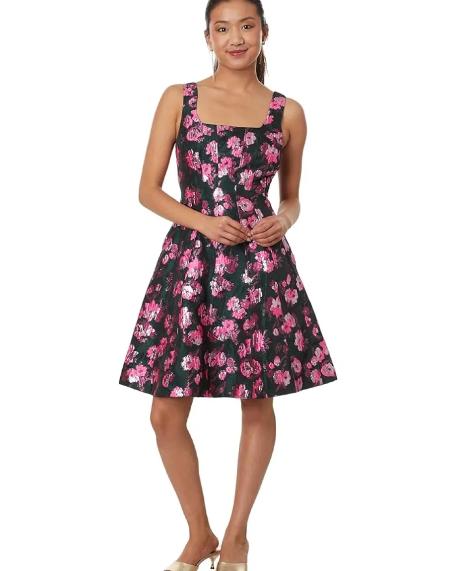 Women Lilly Pulitzer Leya Floral Jacquard Dres
