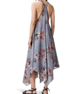 AllSaints Lil Dress Adena Dusty Blue Discount