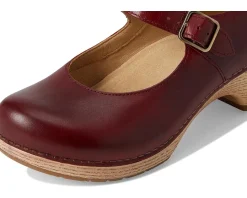 Dansko Lilah Red Waxy Burnished Clearance