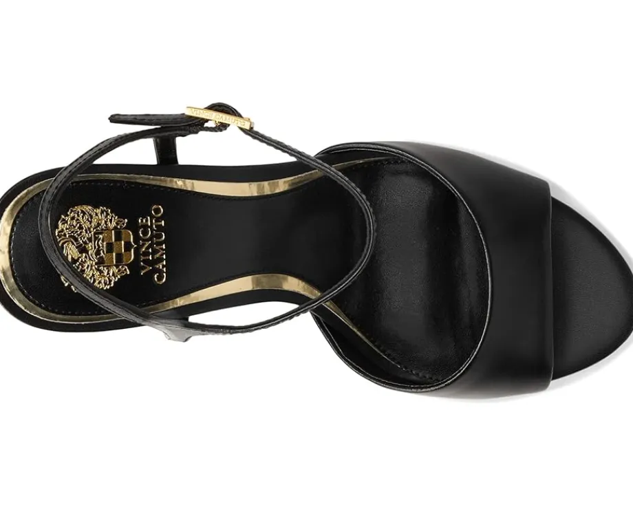 Vince Camuto Lilah Ankle Strap High Heel Sandal Black Best