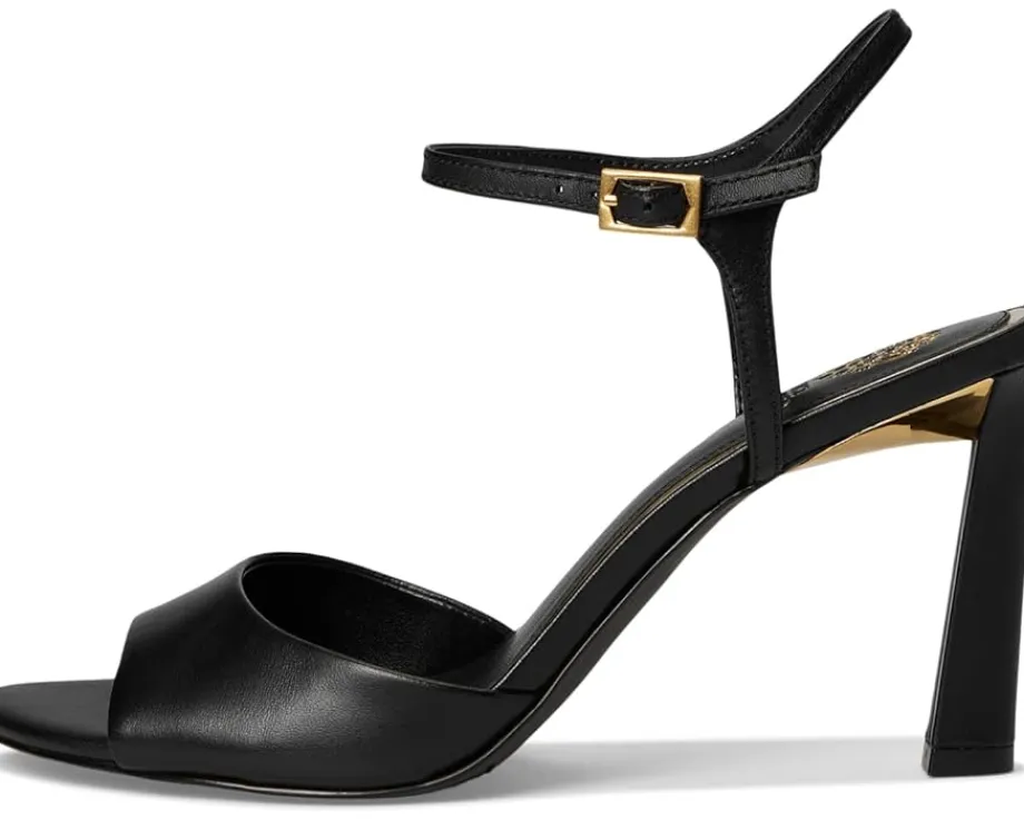 Vince Camuto Lilah Ankle Strap High Heel Sandal Black Best