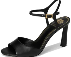 Vince Camuto Lilah Ankle Strap High Heel Sandal Black Best