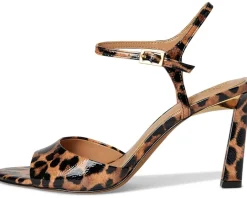 Vince Camuto Lilah Ankle Strap High Heel Sandal Black/Natural Hot