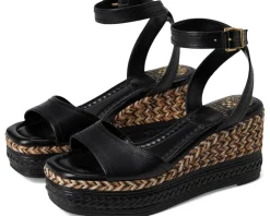 Vince Camuto Lilla Espadrille Wedge Black Online