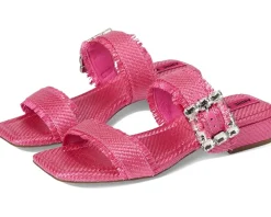 Anne Klein Lillie Pink Raffia Outlet