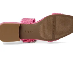 Anne Klein Lillie Pink Raffia Outlet