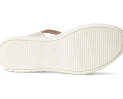 LifeStride Lilly Bright Strappies Barely Beige Stretch Fabric Sale